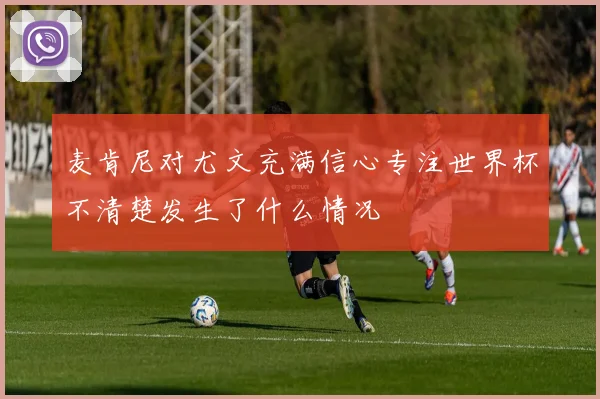 麦肯尼对尤文充满信心专注世界杯不清楚发生了什么情况
